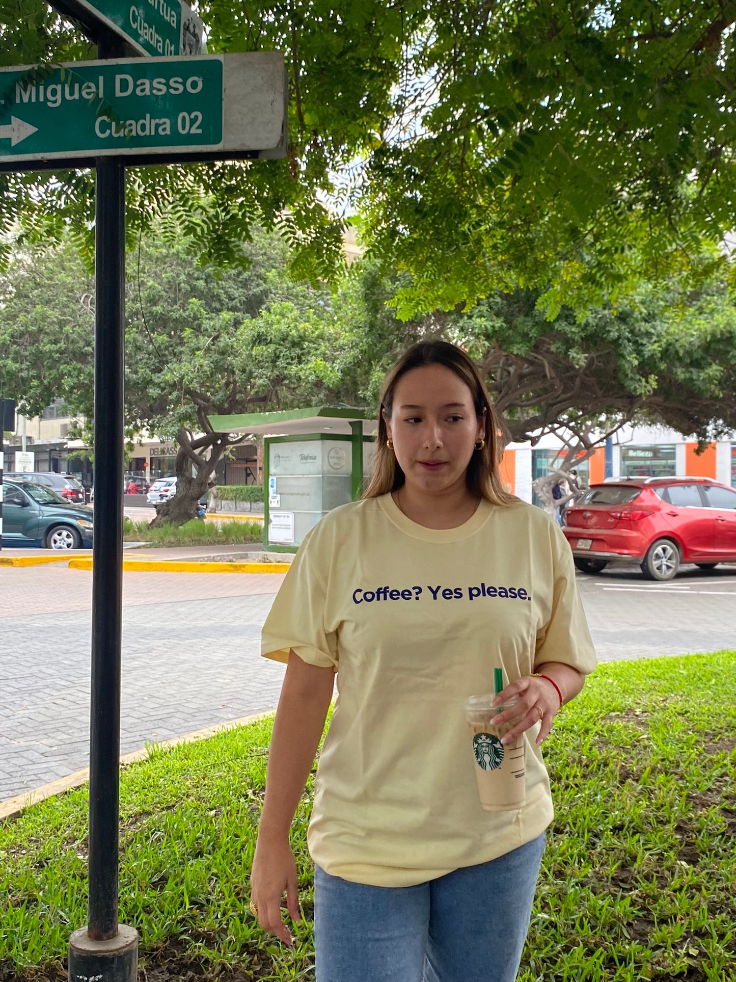 Polo Oversize - Cofee Yes please