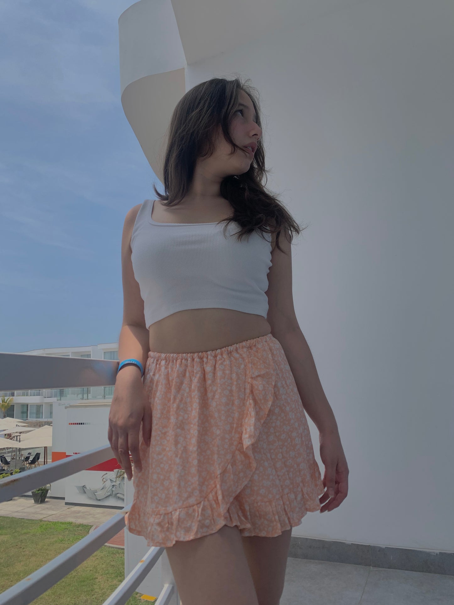 Falda Floreada