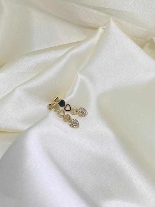 Aretes Corazones