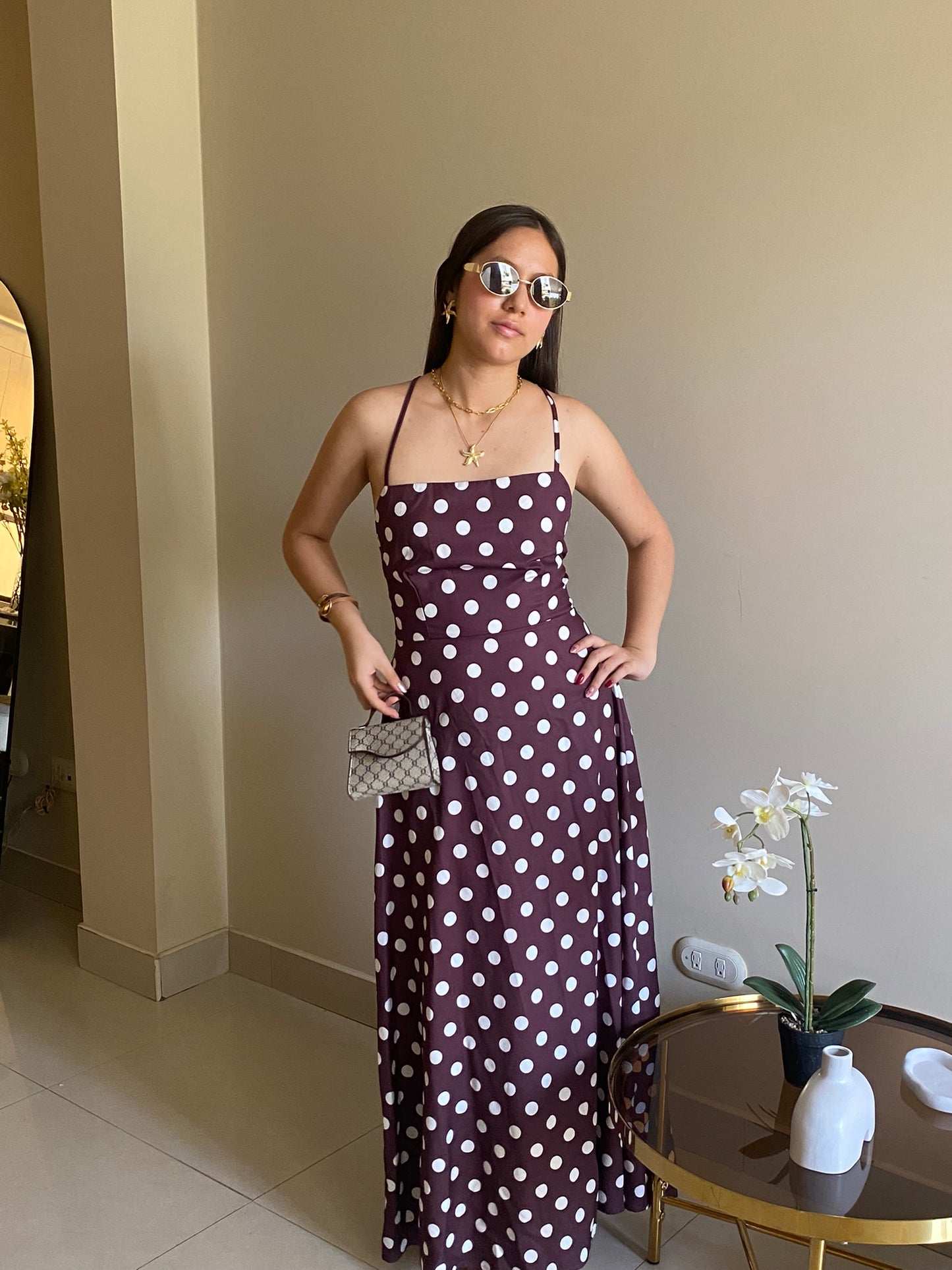 Vestido Lunares Maxi