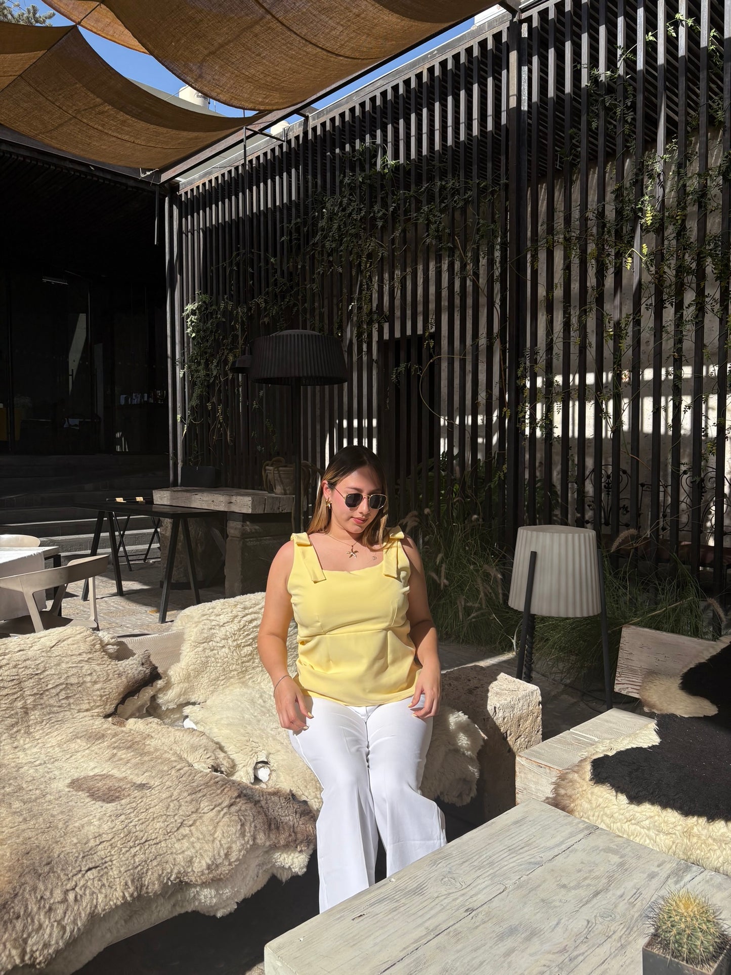 Blusa Lazo combinado