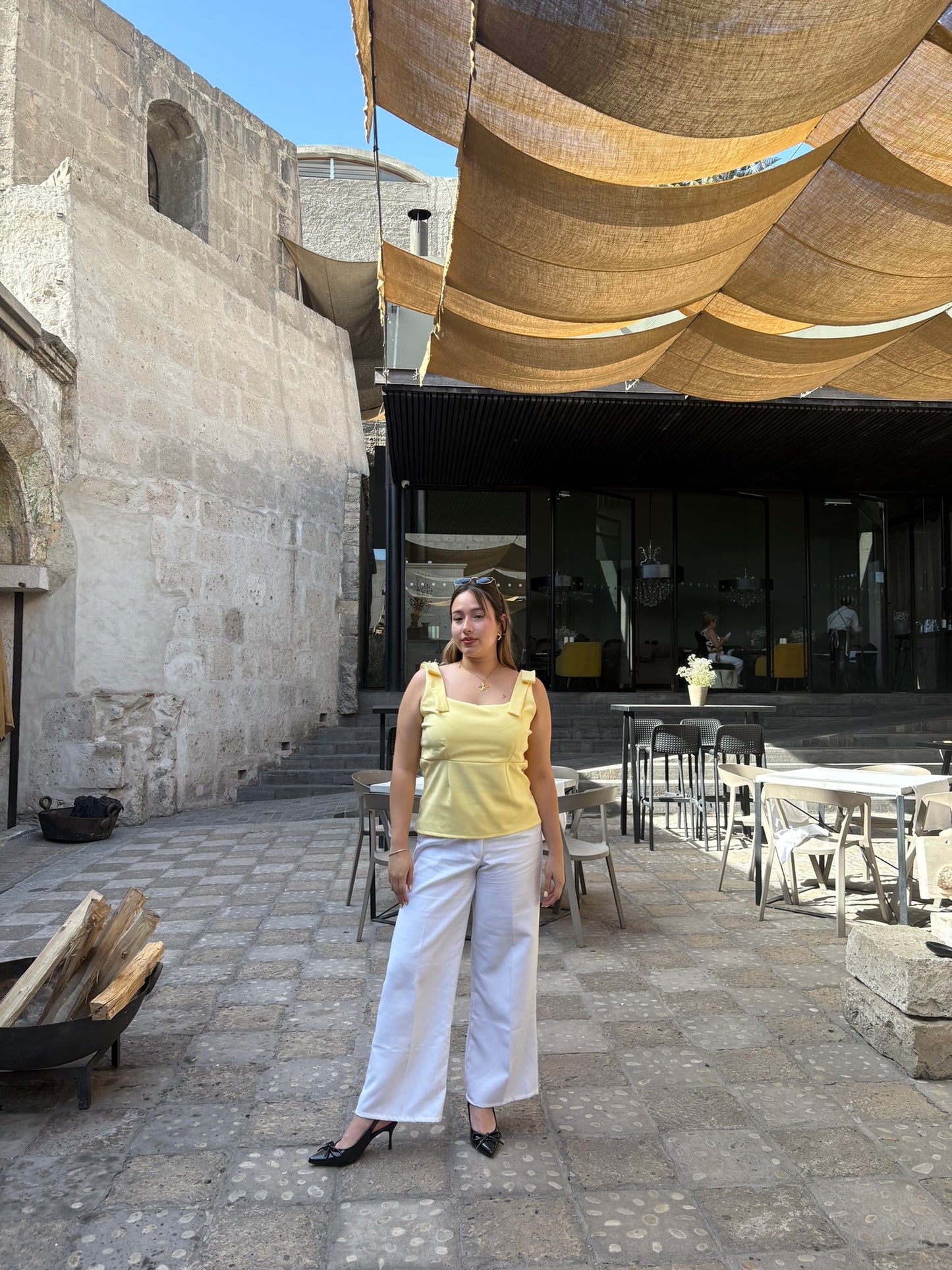 Blusa Lazo combinado