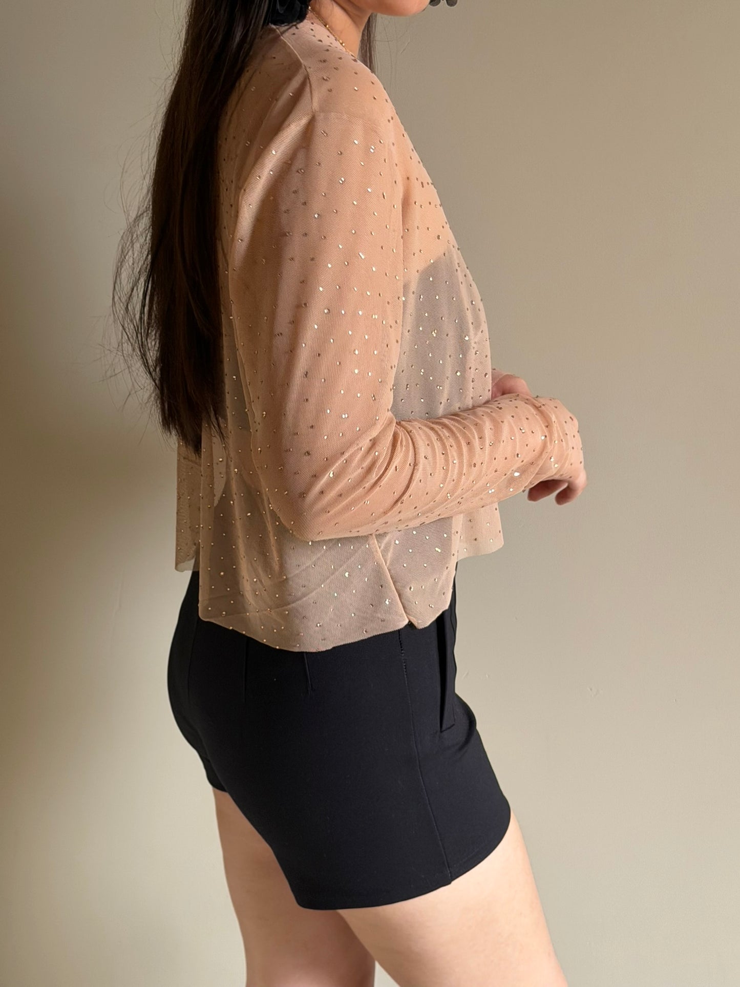 Short Plisado